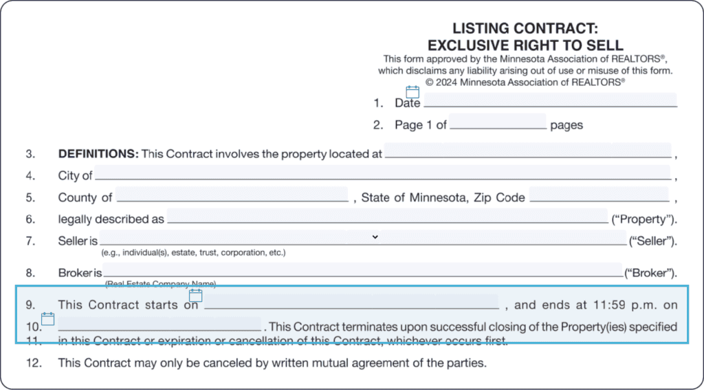 Listing Contract